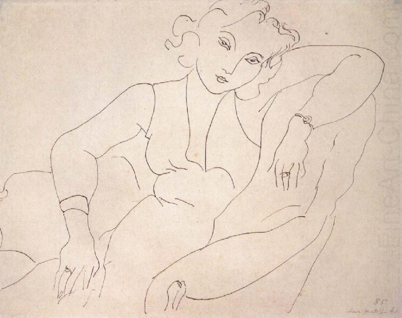 Henri Matisse A woman sitting
